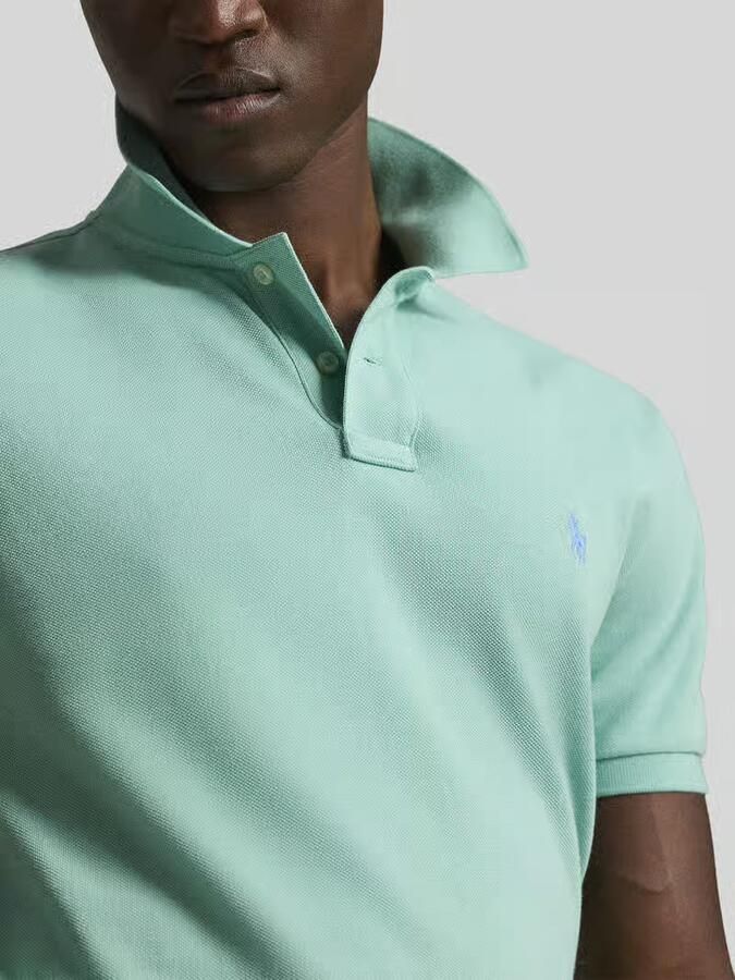 Polo Ralph Lauren Custom slim fit poloshirt van puur katoen