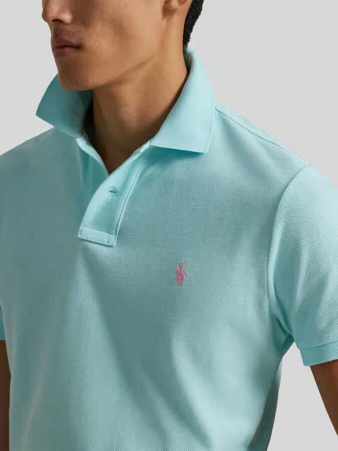 Polo Ralph Lauren Custom slim fit poloshirt van puur katoen