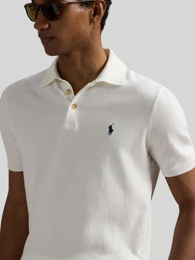 Polo Ralph Lauren Regular fit poloshirt met labelstitching - Foto 4