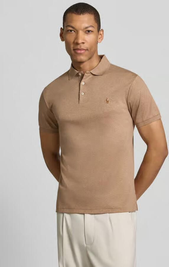 Polo Ralph Lauren Regular fit poloshirt met labelstitching - Foto 3