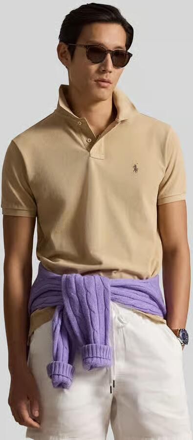 Polo Ralph Lauren Polo Shirt Korte Mouw POLO COUPE DROITE EN COTON BASIC MESH - Foto 3