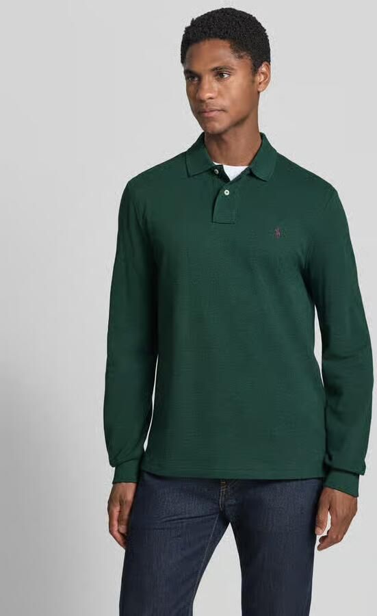 Polo Ralph Lauren Polo Shirt Lange Mouw POLO COUPE DROITE EN COTON BASIC MESH - Foto 2