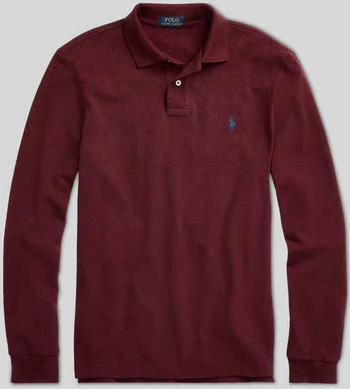 Polo Ralph Lauren Polo Shirt Lange Mouw POLO COUPE DROITE EN COTON BASIC MESH - Foto 2