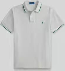 Polo Ralph Lauren Polo Shirt Korte Mouw POLO COUPE DROITE EN COTON BASIC MESH COL RAYE - Foto 2