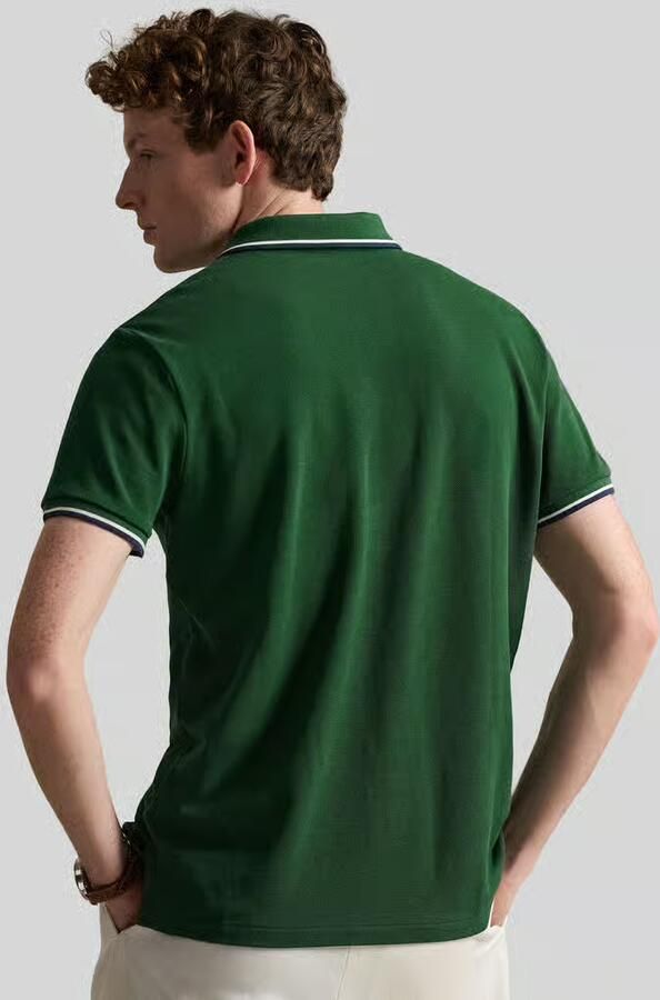 Polo Ralph Lauren Polo Shirt Korte Mouw POLO COUPE DROITE EN COTON BASIC MESH COL RAYE