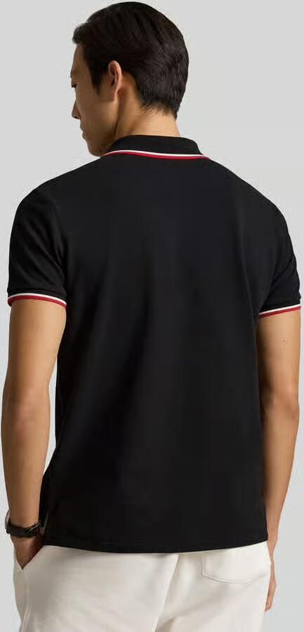 Polo Ralph Lauren Polo Shirt Korte Mouw POLO COUPE DROITE EN COTON BASIC MESH COL RAYE - Foto 3