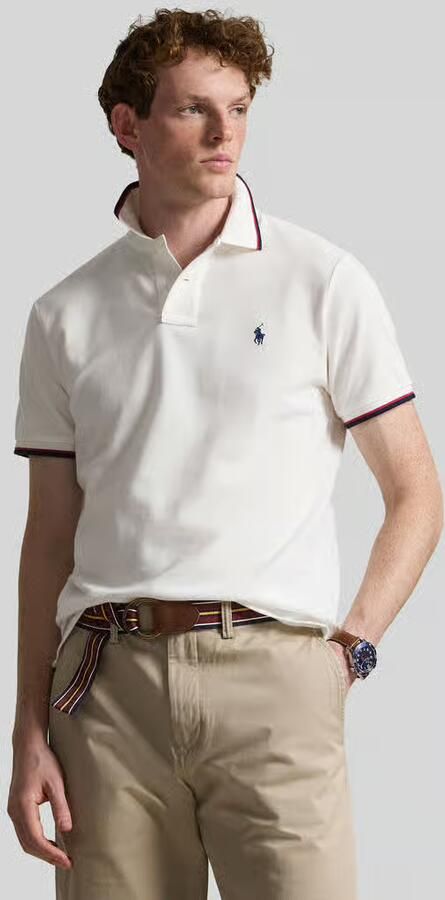 Polo Ralph Lauren regular fit poloshirt van puur katoen met contraststrepen - Foto 8
