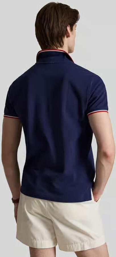 Polo Ralph Lauren regular fit poloshirt van puur katoen met contraststrepen - Foto 2