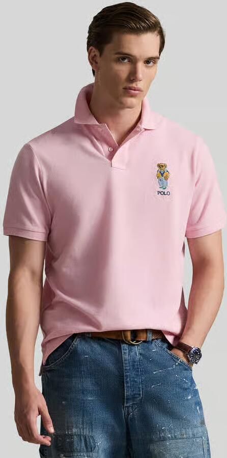 Polo Ralph Lauren regular fit poloshirt van puur katoen met polo bear stitching - Foto 3