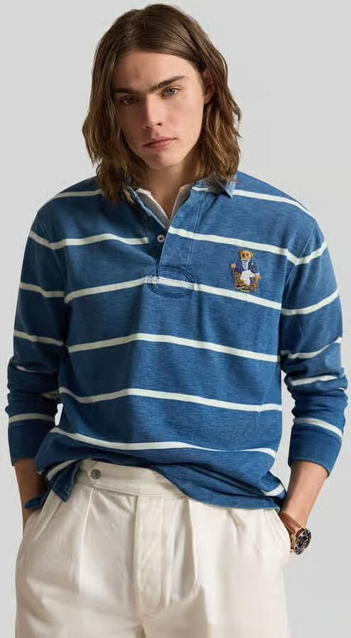 Polo Ralph Lauren regular fit poloshirt van puur katoen met polo bear-stitching - Foto 3