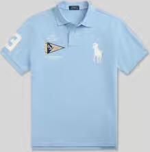Polo Ralph Lauren regular fit poloshirt van puur katoen met stitchings