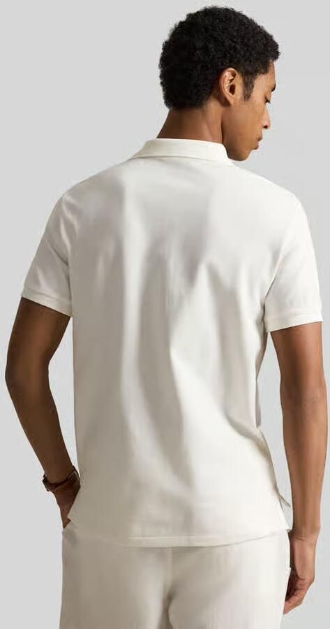 Polo Ralph Lauren regular fit poloshirt van puur katoen met stitchings - Foto 3