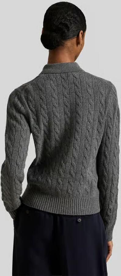 Polo Ralph Lauren Slim fit shirt met lange mouwen van wolmix met kasjmier - Foto 7