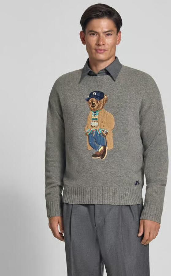 Polo Ralph Lauren Regular fit pullover met polo bear-motief - Foto 3