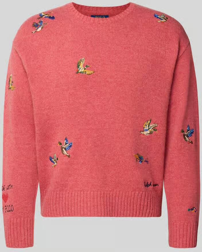 Polo Ralph Lauren Regular fit pullover van mix van wol en alpaca