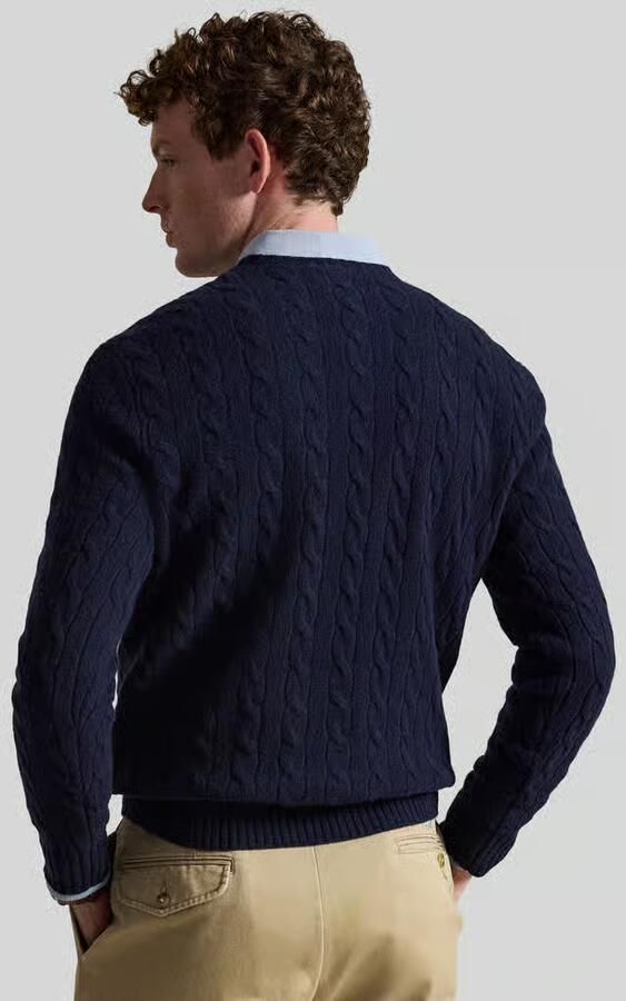 Polo Ralph Lauren Regular fit gebreide pullover van een mix van wol en kasjmier
