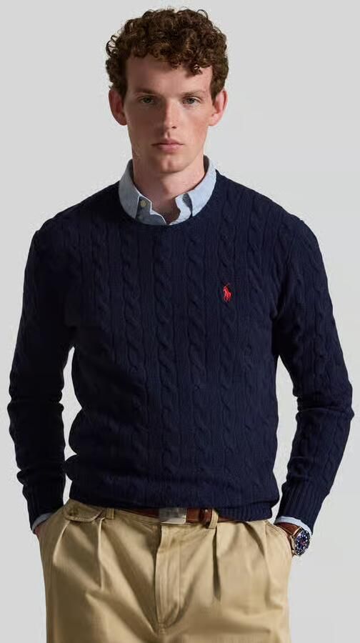 Polo Ralph Lauren Regular fit gebreide pullover van een mix van wol en kasjmier - Foto 7