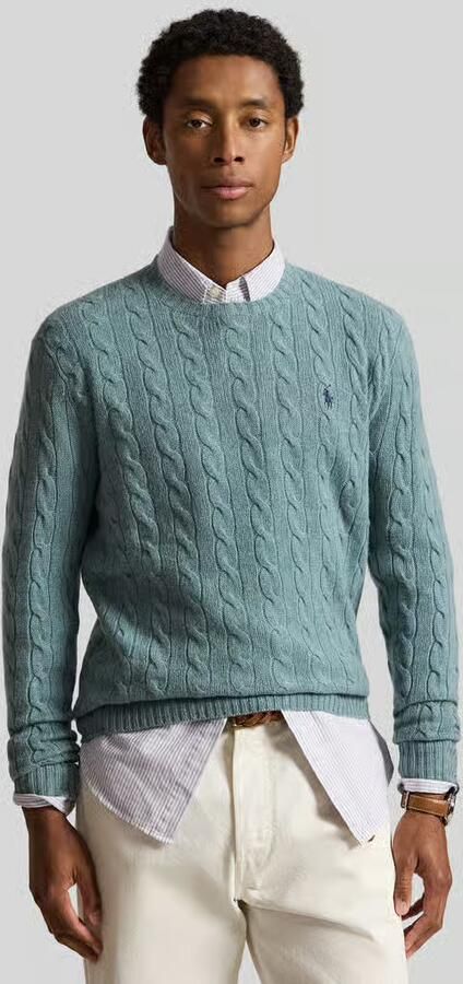Polo Ralph Lauren Regular fit pullover van mix van wol en kasjmier - Foto 3