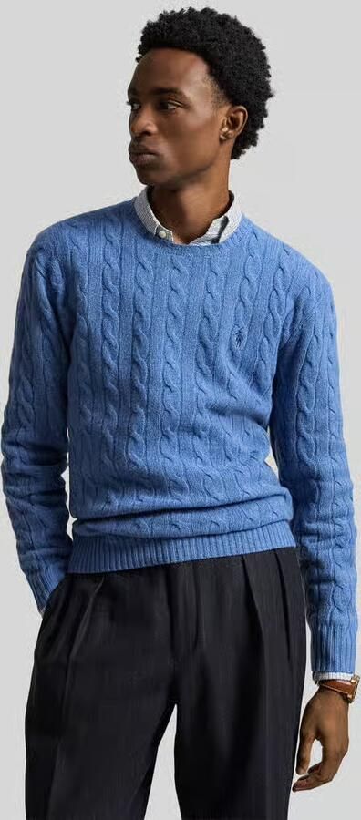 Polo Ralph Lauren Regular fit pullover van mix van wol en kasjmier - Foto 3