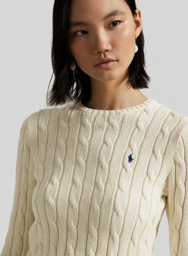 Polo Ralph Lauren Gebreide pullover van een mix van wol en kasjmier model 'JULIANNA' - Foto 3