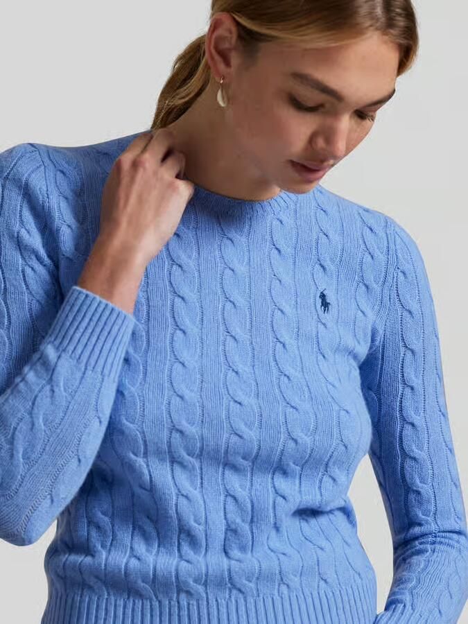Polo Ralph Lauren Gebreide pullover van een mix van wol en kasjmier model 'JULIANNA'
