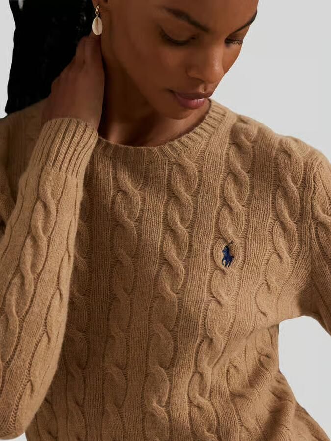 Polo Ralph Lauren Gebreide pullover van een mix van wol en kasjmier model 'JULIANNA'