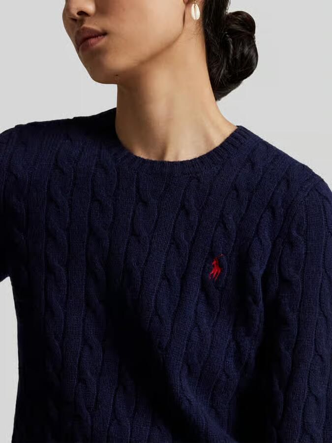 Polo Ralph Lauren Gebreide pullover van een mix van wol en kasjmier model 'JULIANNA'