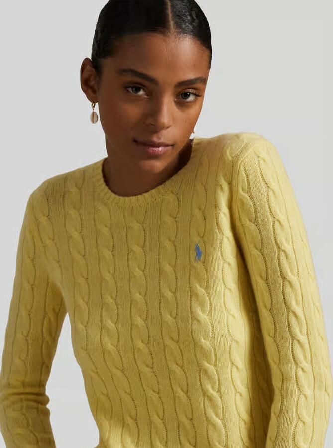 Polo Ralph Lauren Gebreide pullover van een mix van wol en kasjmier model 'JULIANNA'