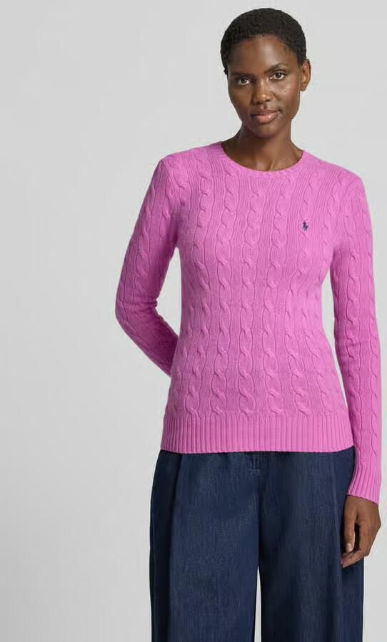 Polo Ralph Lauren Regular fit pullover van mix van wol en kasjmier 'JULIANNA' - Foto 2