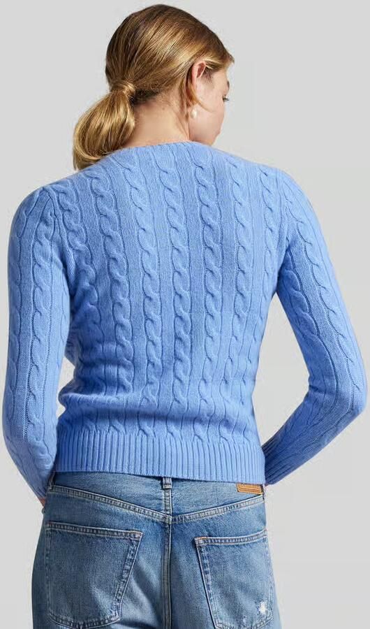 Polo Ralph Lauren Gebreide pullover van een mix van wol en kasjmier model 'JULIANNA' - Foto 4