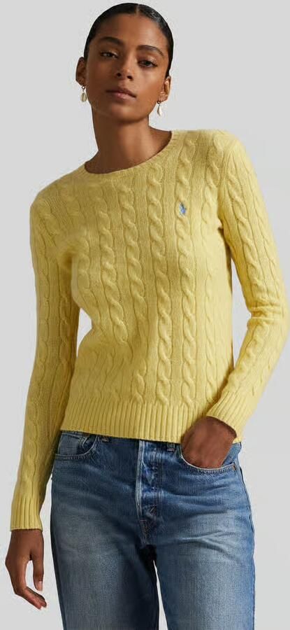 Polo Ralph Lauren Gebreide pullover van een mix van wol en kasjmier model 'JULIANNA' - Foto 4