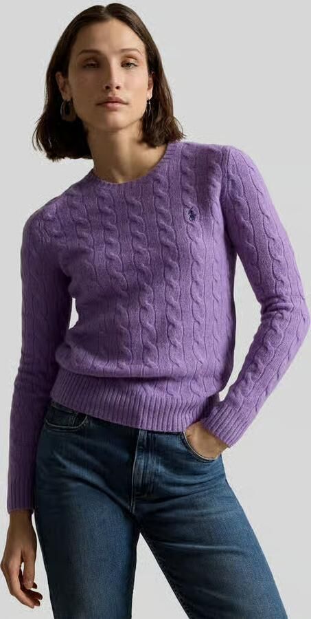 Polo Ralph Lauren Regular fit pullover van mix van wol en kasjmier 'JULIANNA' - Foto 2