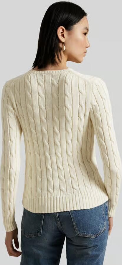 Polo Ralph Lauren Gebreide pullover van een mix van wol en kasjmier model 'JULIANNA' - Foto 4