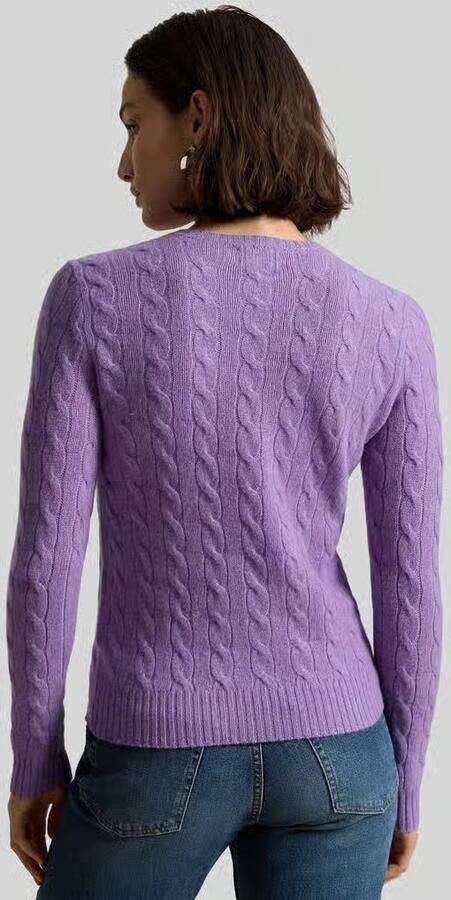 Polo Ralph Lauren Regular fit pullover van mix van wol en kasjmier 'JULIANNA' - Foto 3