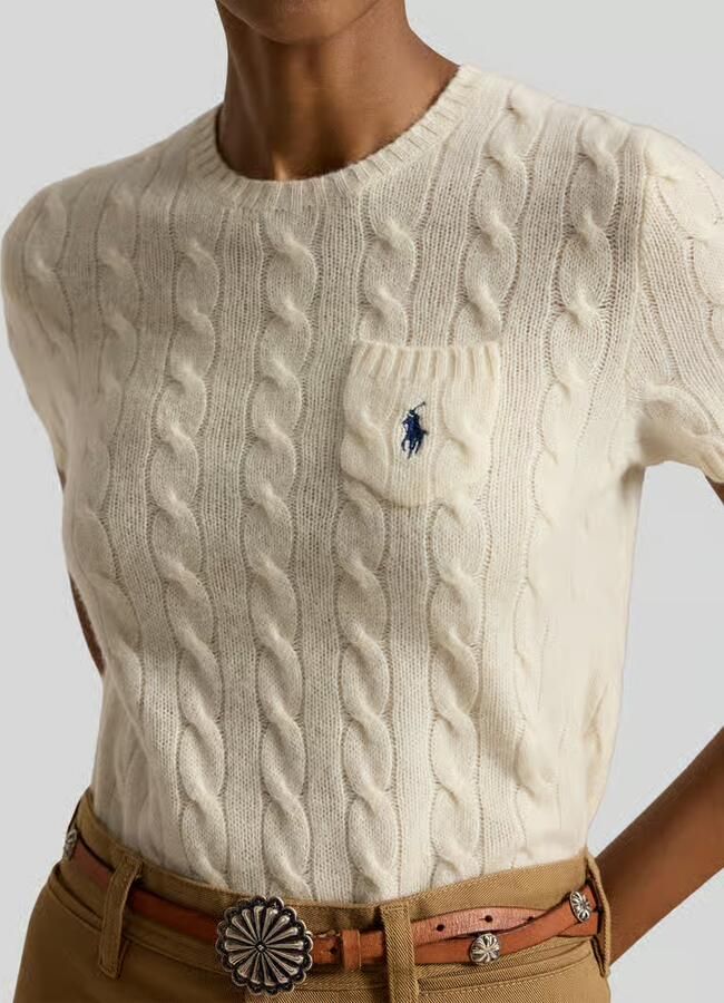 Polo Ralph Lauren Regular fit pullover van wolmix met gestikt logo