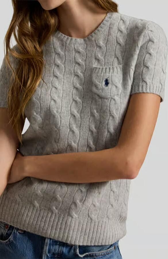 Polo Ralph Lauren Regular fit pullover van wolmix met gestikt logo