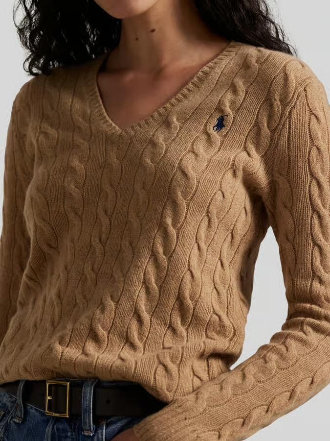 Polo Ralph Lauren Regular fit pullover van wolmix met kasjmier-aandeel