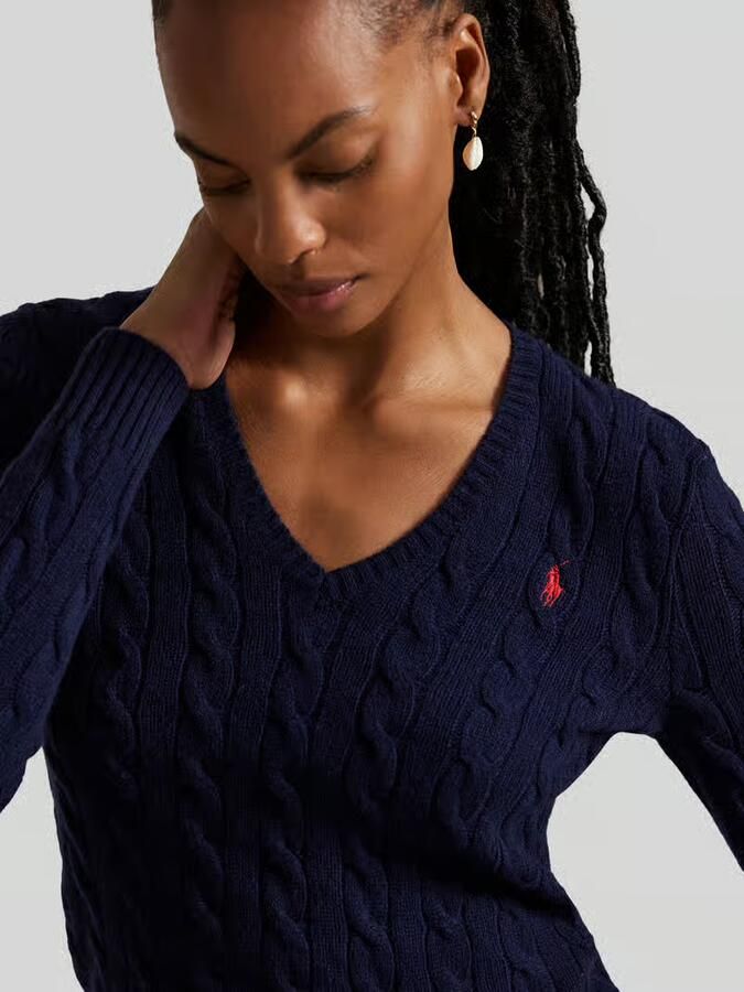 Polo Ralph Lauren Regular fit pullover van wolmix met kasjmier-aandeel
