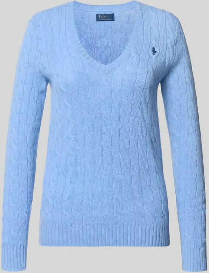 Polo Ralph Lauren Regular fit pullover van wolmix met kasjmier-aandeel
