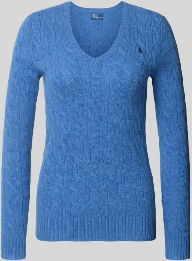 Polo Ralph Lauren Regular fit pullover van wolmix met kasjmier-aandeel