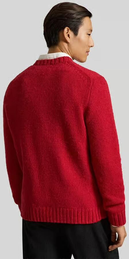 Polo Ralph Lauren Regular fit pullover van zuivere wol met polo bear-intarsia