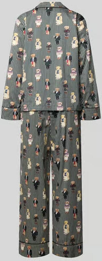 Polo Ralph Lauren Regular fit pyjama van puur katoen met polo bear-print