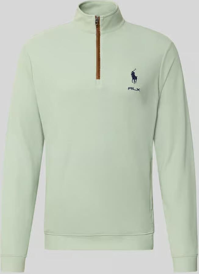 Polo Ralph Lauren Regular fit schipperstrui met korte ritssluiting