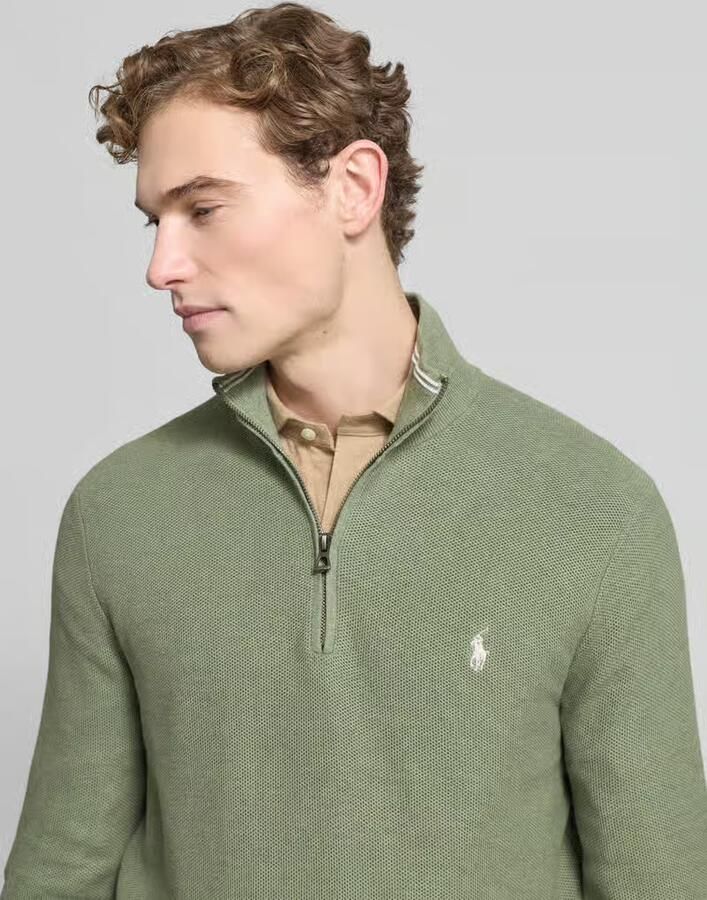 Polo Ralph Lauren Regular fit schipperstrui met labelstitching