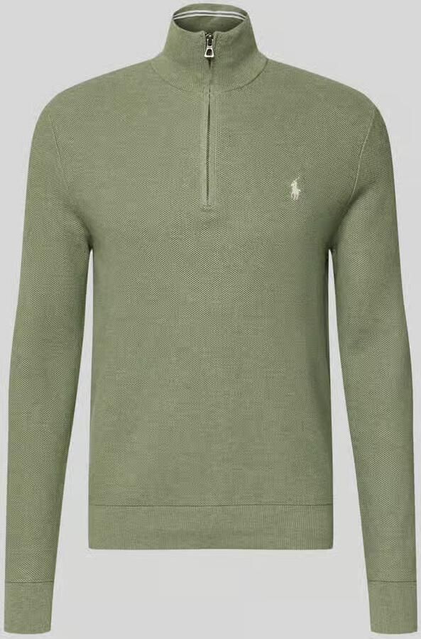 Polo Ralph Lauren Regular fit schipperstrui met labelstitching - Foto 2