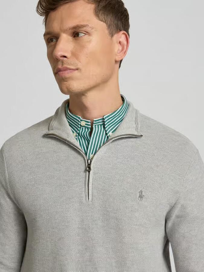 Polo Ralph Lauren Regular fit schipperstrui met labelstitching - Foto 6