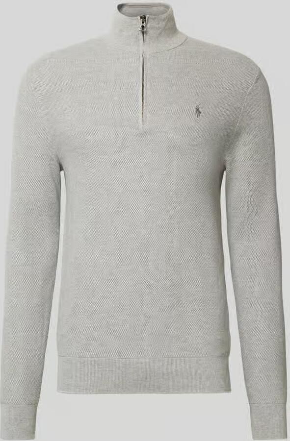 Polo Ralph Lauren Regular fit schipperstrui met labelstitching - Foto 5