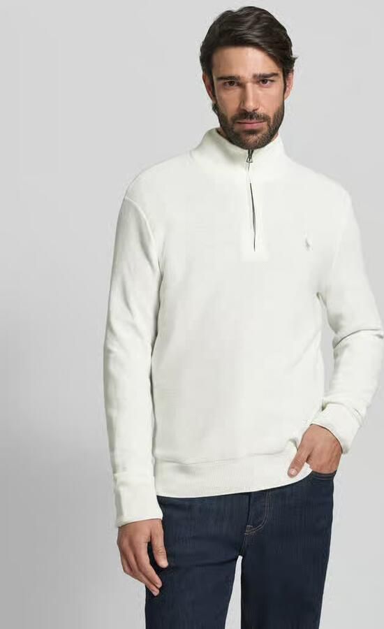 Polo Ralph Lauren Regular fit schipperstrui met labelstitching - Foto 6
