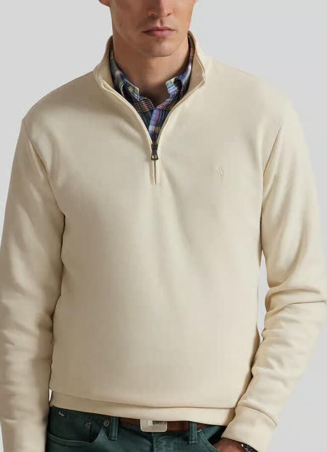 Polo Ralph Lauren Sweaters SWEAT 1 2 ZIP EN DOUBLE KNIT TECH PIQUE