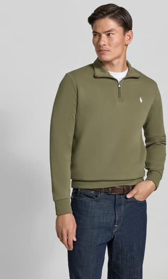 Polo Ralph Lauren Sweaters DOUBLE KNIT TECH SWEATSHIRT MET KWARTRITS - Foto 3